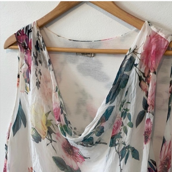 Viola Borghi Made in Italy | flowery sequin top - Picture 2 of 6